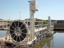 Motor-Driven Reels are used for the power transmission to Rectangular Scraper Bridges